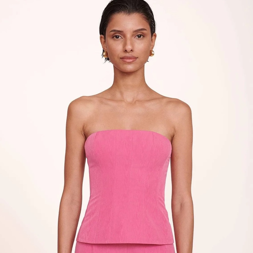 Staud Woodgrain top - Pink